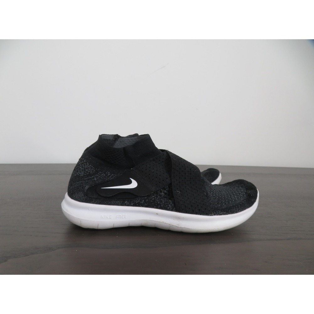 Nike Free RN Motion Flyknit 2017 Shoes Womens 6 Black Sneakers 880846-003